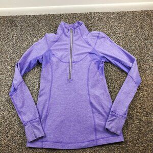 Lululemon Jacket Run Dash Pullover 1/2 Zip Purple Athletic Womens Size 6